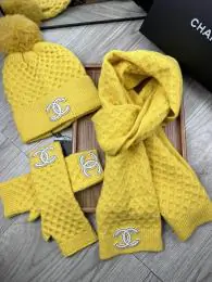 chanel hat and echapres and glove set s_1255404